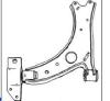 BODY PARTS VWGLF03-810-L (VWGLF03810L) Replacement part