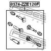 FEBEST 0174-ZZE120F (0174ZZE120F) Guide Bolt, brake caliper