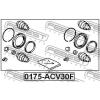 FEBEST 0175-ACV30F (0175ACV30F) Repair Kit, brake caliper
