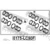 FEBEST 0175-LC90F (0175LC90F) Repair Kit, brake caliper