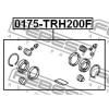 FEBEST 0175-TRH200F (0175TRH200F) Repair Kit, brake caliper