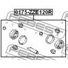 FEBEST 0175-ZZE120R (0175ZZE120R) Repair Kit, brake caliper