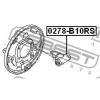 FEBEST 0278-B10RS (0278B10RS) Wheel Brake Cylinder