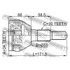 FEBEST 1010-CAP (1010CAP) Joint, drive shaft