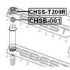 FEBEST CHSB001 Spacer Bush, shock absorber