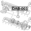 FEBEST DAB003 Bush, shock absorber