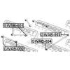 FEBEST GWAB-004 (GWAB004) Control Arm-/Trailing Arm Bush