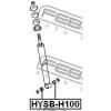 FEBEST HYSB-H100 (HYSBH100) Spacer Bush, shock absorber