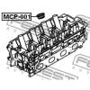 FEBEST MCP-001 (MCP001) Sealing Ring, spark plug shaft