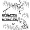 FEBEST MZAB-BT50U (MZABBT50U) Control Arm-/Trailing Arm Bush