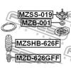 FEBEST MZSS019 Mounting, shock absorbers