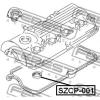 FEBEST SZCP001 Sealing Ring, spark plug shaft