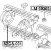 FEBEST SZOS001 Repair Kit, stub axle