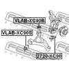 FEBEST VLAB-XC90B (VLABXC90B) Control Arm-/Trailing Arm Bush