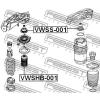 FEBEST VWSS001 Mounting, shock absorbers