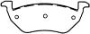 BENDIX D1055 Brake Pad Set, disc brake