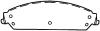 BENDIX D1058 Brake Pad Set, disc brake