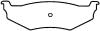 BENDIX D658 Brake Pad Set, disc brake