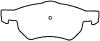 BENDIX MKD1059 Brake Pad Set, disc brake