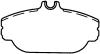 BENDIX MKD601 Brake Pad Set, disc brake