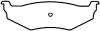 BENDIX MKD641 Brake Pad Set, disc brake