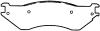 BENDIX MKD702 Brake Pad Set, disc brake