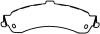 BENDIX MKD834 Brake Pad Set, disc brake