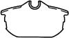 BENDIX MKD838 Brake Pad Set, disc brake