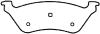 BENDIX MKD858 Brake Pad Set, disc brake