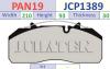 JURATEK JCP1389 Brake Pad Set, disc brake