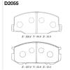 MK Kashiyama D2055 Brake Pad Set, disc brake