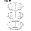 MK Kashiyama D2224M Brake Pad Set, disc brake