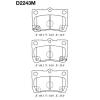 MK Kashiyama D2243M Brake Pad Set, disc brake