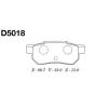 MK Kashiyama D5018 Brake Pad Set, disc brake