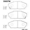 MK Kashiyama D5027M Brake Pad Set, disc brake