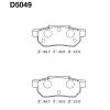 MK Kashiyama D5049 Brake Pad Set, disc brake