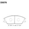 MK Kashiyama D5076 Brake Pad Set, disc brake