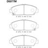 MK Kashiyama D5077M Brake Pad Set, disc brake