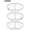 MK Kashiyama D5088M Brake Pad Set, disc brake