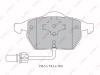 LYNXauto BD1216 Brake Pad Set, disc brake