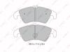 LYNXauto BD-1219 (BD1219) Brake Pad Set, disc brake