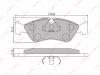 LYNXauto BD-1402 (BD1402) Brake Pad Set, disc brake