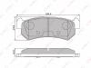 LYNXauto BD-1807 (BD1807) Brake Pad Set, disc brake