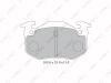 LYNXauto BD-2222 (BD2222) Brake Pad Set, disc brake