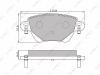 LYNXauto BD-3007 (BD3007) Brake Pad Set, disc brake