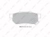 LYNXauto BD-3428 (BD3428) Brake Pad Set, disc brake