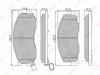 LYNXauto BD7515 Brake Pad Set, disc brake