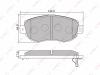 LYNXauto BD7524 Brake Pad Set, disc brake