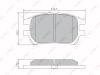 LYNXauto BD-7573 (BD7573) Brake Pad Set, disc brake