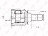 LYNXauto CI-4601 (CI4601) Joint Kit, drive shaft